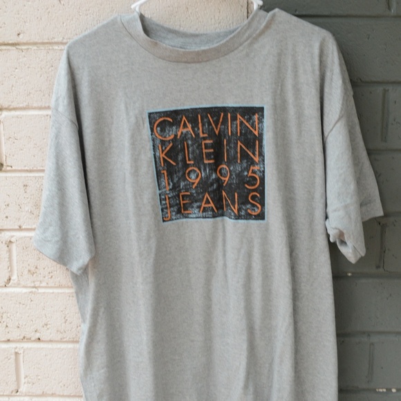 Calvin Klein Other - Large Grey Calvin Klein  1995 Jeans T Shirt